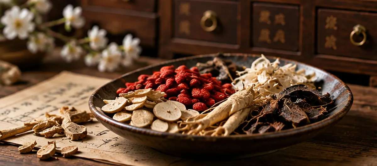 Korean herbal botanicals used in glass-skin skincare